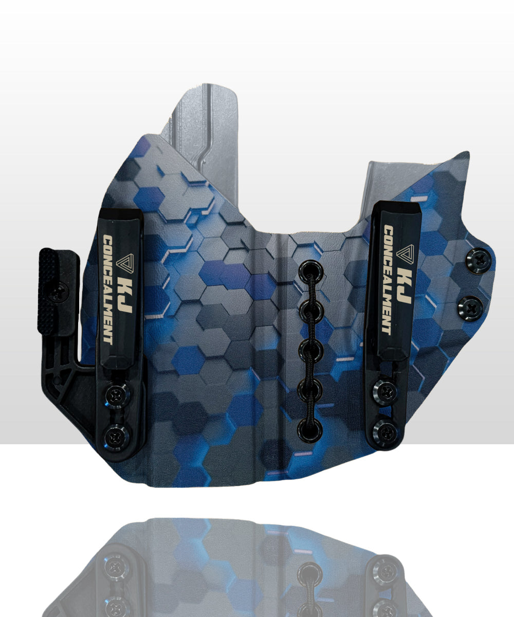 3D Hex Blue